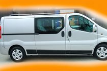 Renault Trafic 2001–2015 Side Bars BB002 Black (2 pcs, Stainless Steel) photo 8
