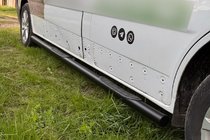 Renault Trafic 2001–2015 Side Bars BB002 Black (2 pcs, Stainless Steel) photo 7