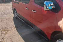 Renault Trafic 2015- Side Bars BB002 Black (2 pcs, Stainless Steel) photo 4