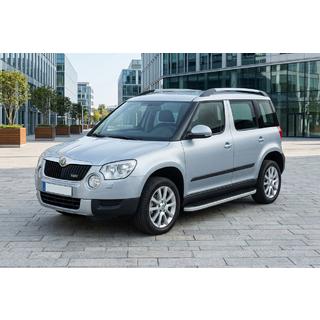 Side Steps Tayga Grey (2 pcs, Aluminum) Skoda Yeti 2009-2017 photo 1