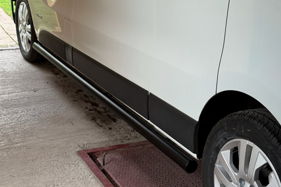 Fiat Talento 2016- Side Bars BB002 Black (2 pcs, Stainless Steel) Photo 2