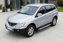 SsangYong Action 2005-2018 Side Steps Line (2 pcs, Aluminum) photo 1