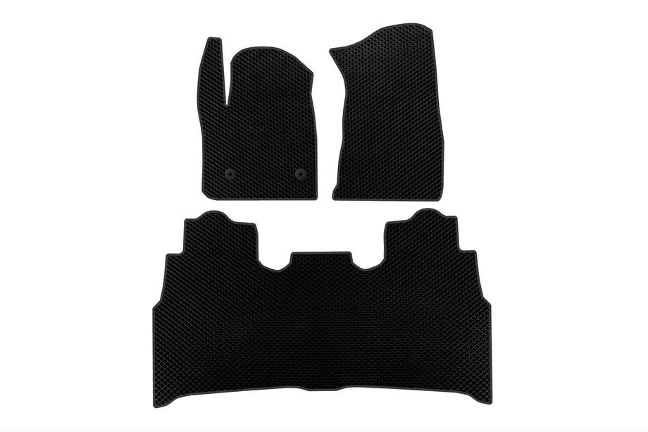 Chevrolet Silverado 2019- EVA Floor Mats (Black) Image
