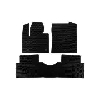 EVA Floor Mats (2 Rows, Black) Hyundai Santa Fe 4 2018-2023