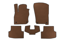 Audi A3 2020- EVA floor mats (Sedan, brown) photo 1