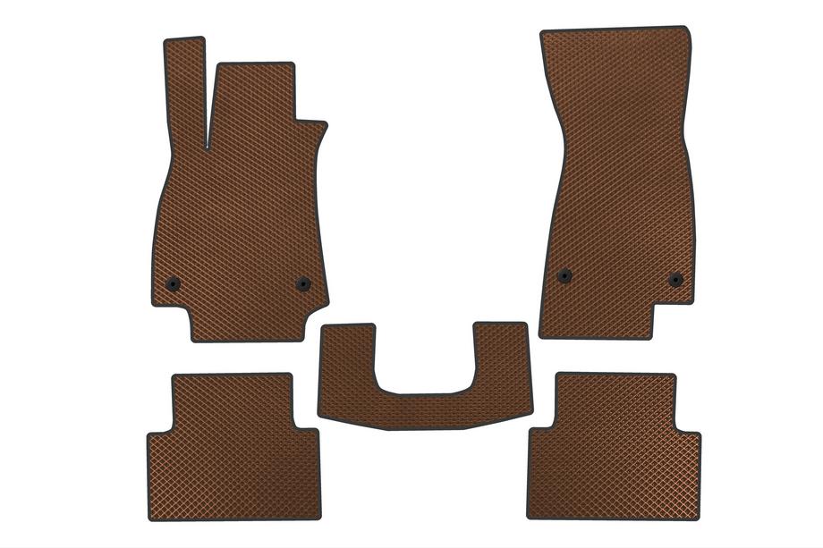 Audi A5 2024– EVA V2 floor mats (Sedan, brown) Photo 1
