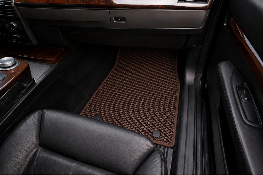 BMW 7 Series E65/66 2001-2008 EVA floor mats (for E66, brown) Photo 2