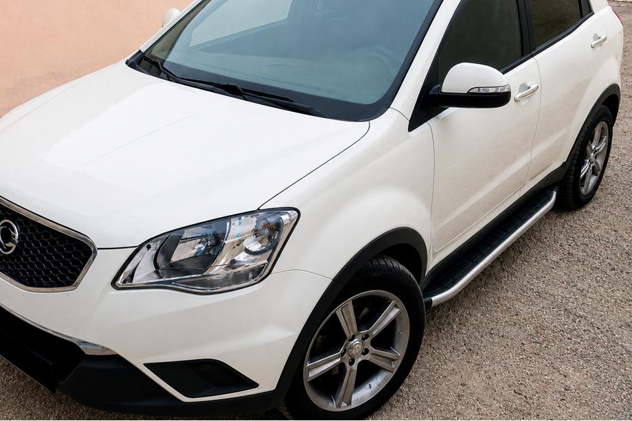 SsangYong Korando 2010-2019 Side Steps Fullmond (2 pcs, Aluminum) Image