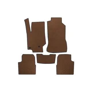 EVA Car Mats (Petrol, Brown)