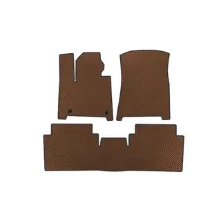 EVA Floor Mats (2 Rows, Brown)