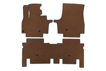 KIA EV9 EVA Floor Mats (2 Rows, Brown) photo 1