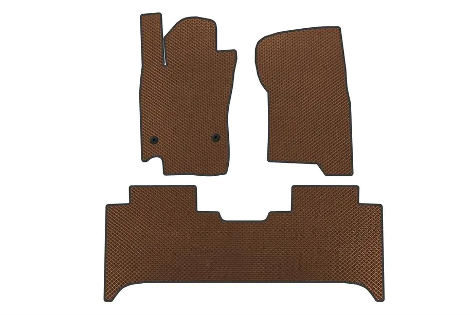 Nissan Navara/NP300 2016- EVA Floor Mats V2 (Brown) Photo 1