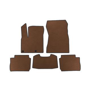 EVA Floor Mats (Electric, Brown) Nissan Qashqai 2021-
