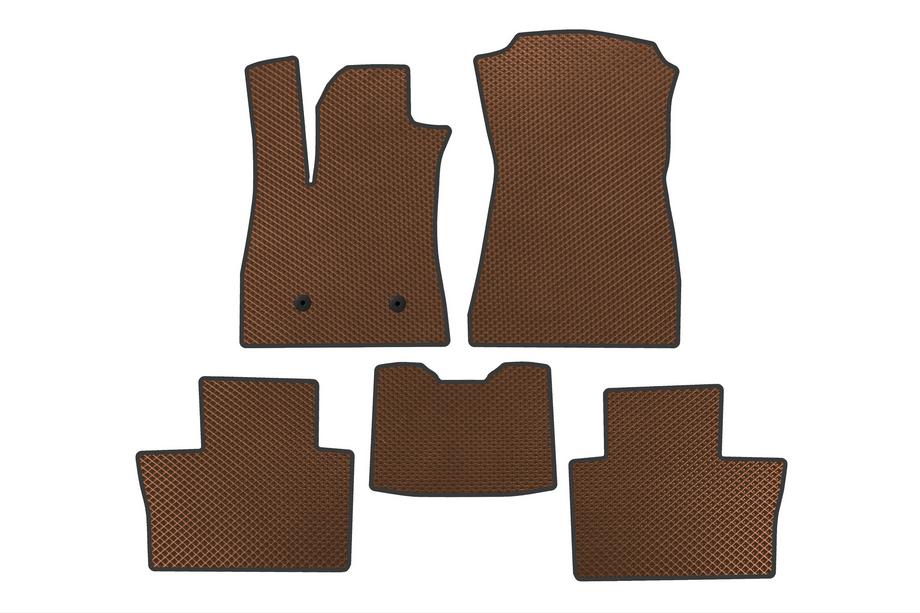 Renault Austral 2022- EVA Floor Mats (Electric, Brown) Image