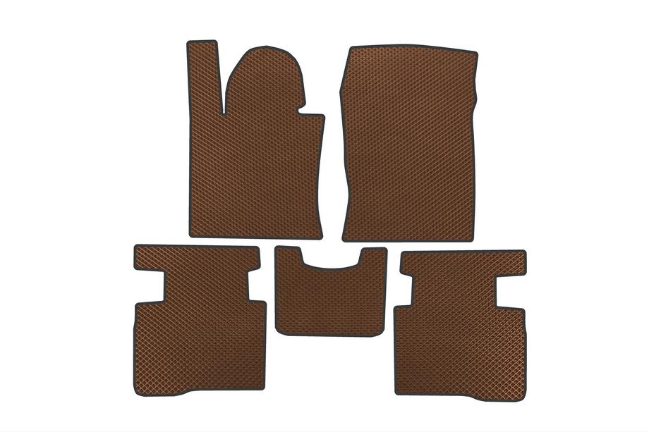 SsangYong Korando 2019- EVA Floor Mats (Brown) Photo 1