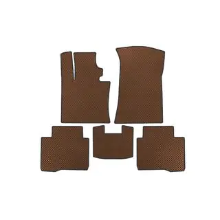 EVA Car Mats (Petrol, Brown)