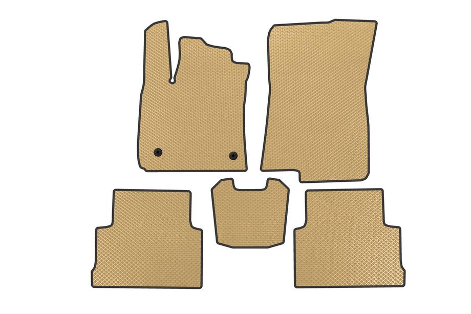 Dacia Jogger 2022- EVA Floor Mats (2 Rows, Beige) Photo 1