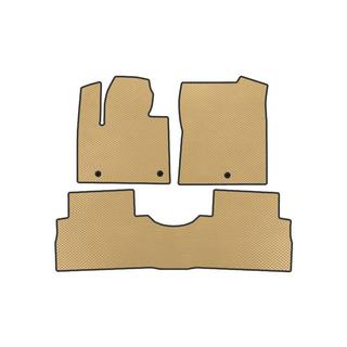 EVA Floor Mats (2 Rows, Beige) Hyundai Santa Fe 4 2018-2023