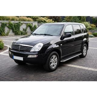 Side Steps Maydos V1 (2 pcs, Aluminum & Stainless Steel) SsangYong Rexton I 2001-2017 photo 1
