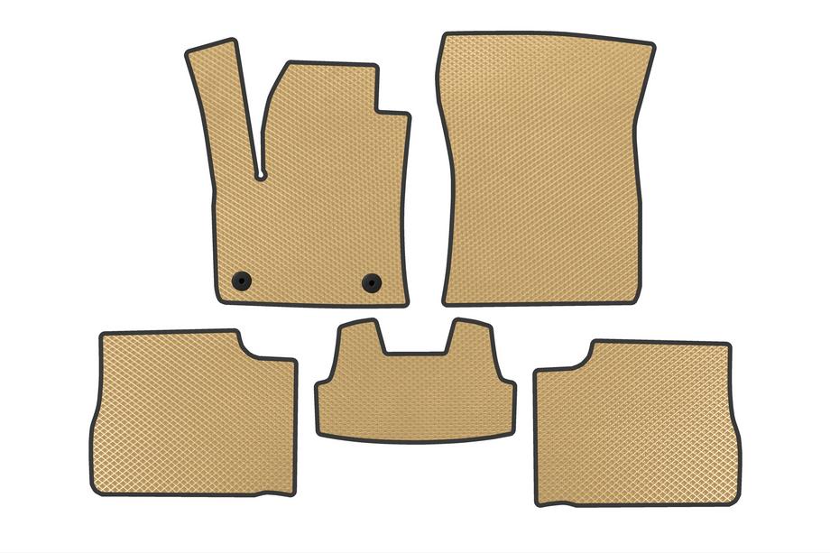 Peugeot 2008 2019- EVA V2 Floor Mats (2023-, Electric, Beige) Photo 1