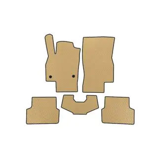 EVA Car Mats (Hatchback, Beige)