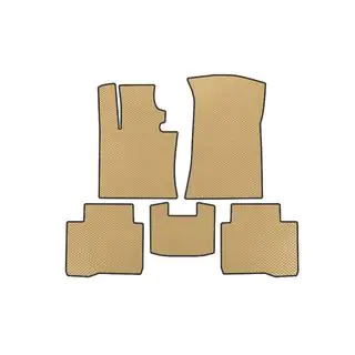 EVA Car Mats (Petrol, Beige)