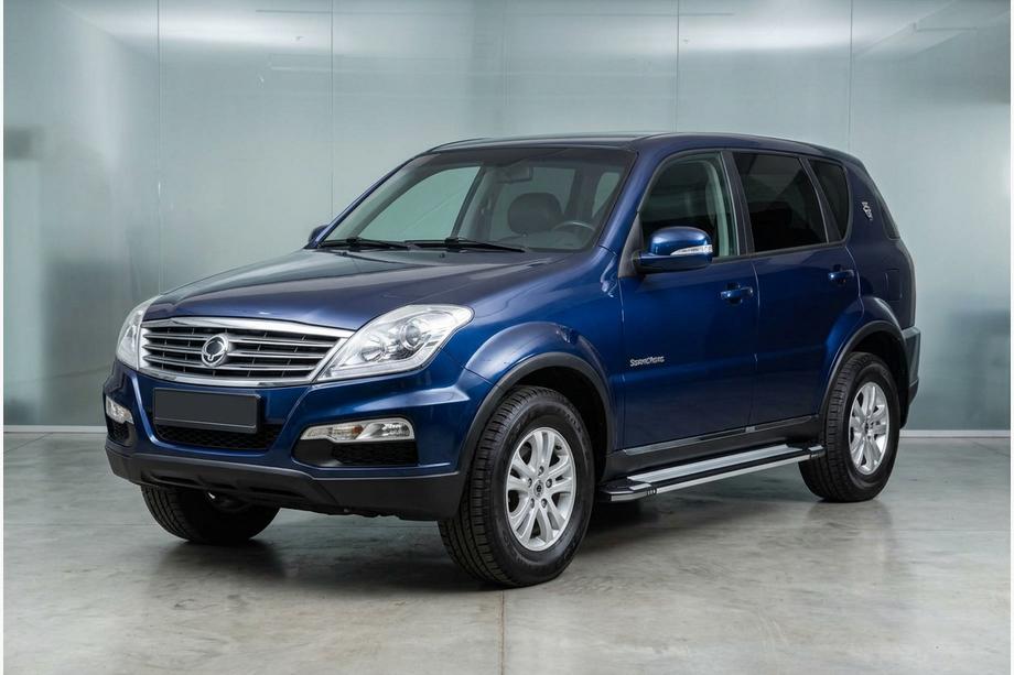 SsangYong Rexton I 2001-2017 Side Steps Rainbow (2 pcs, Aluminum) Image