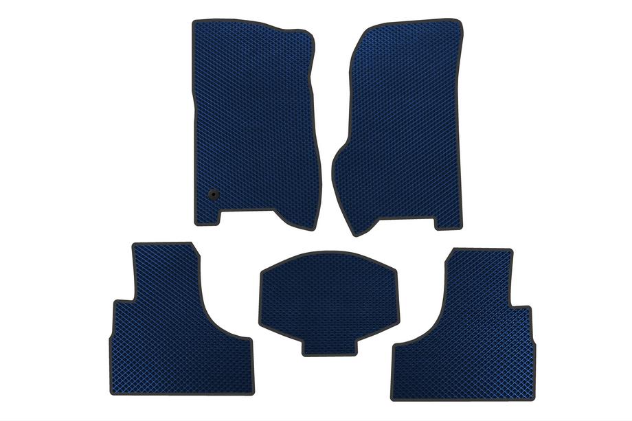 Jeep Cherokee/Liberty 2002-2007 EVA Floor Mats (Blue) Image