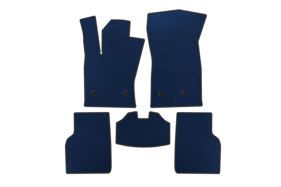 Jeep Compass 2016- EVA Floor Mats (Blue) Image