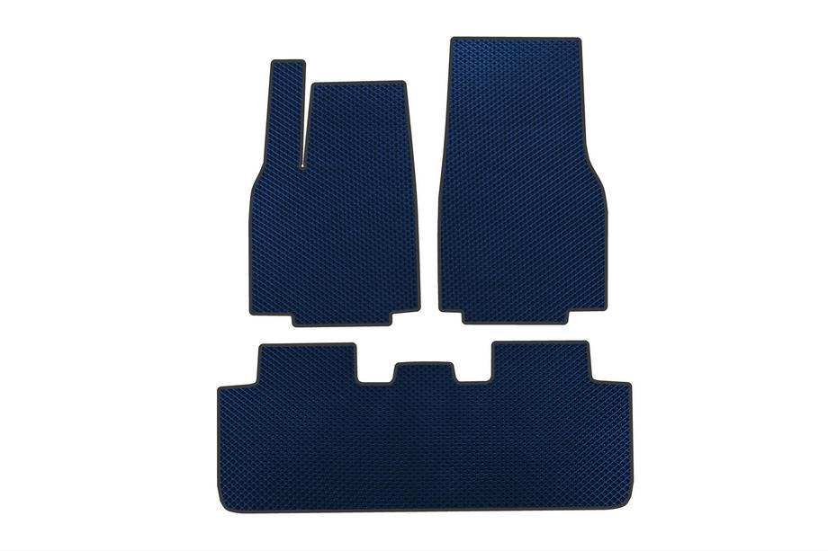 Tesla Model Y 2020- EVA Floor Mats (For Juniper 2025-, Blue) Image