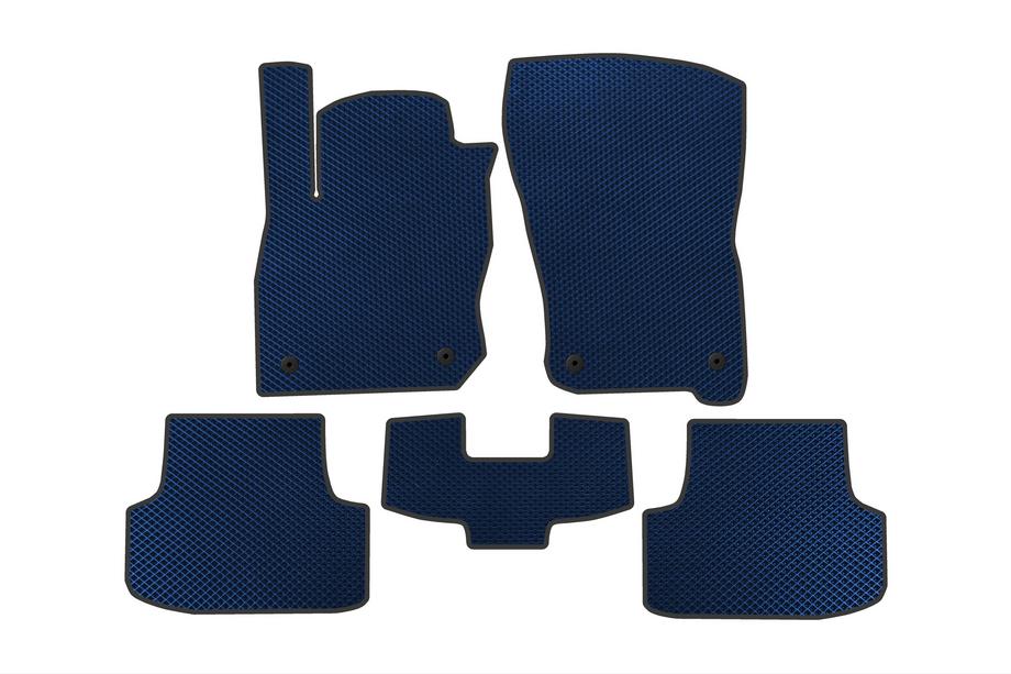 Volkswagen Golf 8 2019- EVA Floor Mats (HB, Blue) Photo 1