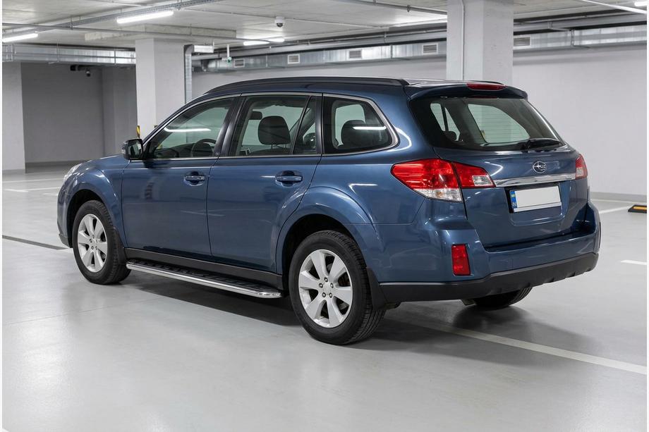 Subaru Outback 2009-2014 Side Steps Maydos V1 (2 pcs, Aluminum & Stainless Steel) Image