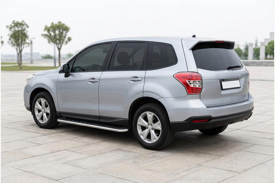 Subaru Forester 2013-2018 Side Steps Maydos V1 (2 pcs, Aluminum & Stainless Steel) Image