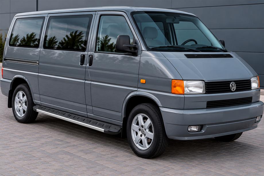 Volkswagen T4 Transporter 1990-2003 Side Steps RedLine V1 (2 pcs, Aluminum) Photo 1