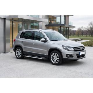 Side Steps RedLine V1 (2 pcs, Aluminum) Volkswagen Tiguan 2007-2016 photo 1