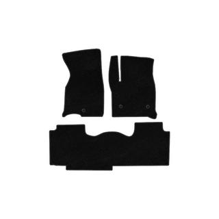 Textile Floor Mats Premium (2 Rows, Black) photo 1