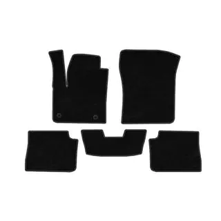 Textile Floor Mats Premium (Electric, Black) photo 1