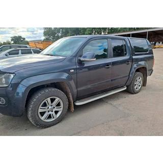 Side Steps Tayga Grey (2 pcs, Aluminum) Volkswagen Amarok 2010-2022 photo 3