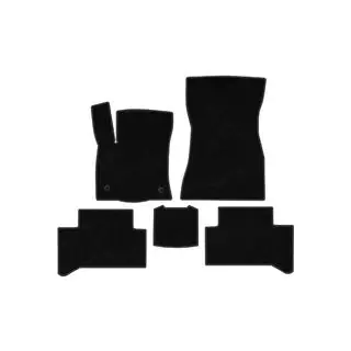 Deluxe Textile Floor Mats (Black) photo 1