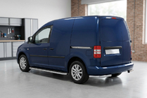 Volkswagen Caddy 2004-2010 Side Steps Maydos V1 (2 pcs, Aluminum & Stainless Steel) photo 1