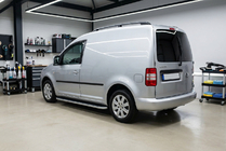 Volkswagen Caddy 2004-2010 Side Steps Tayga Grey (2 pcs, Aluminum) photo 1