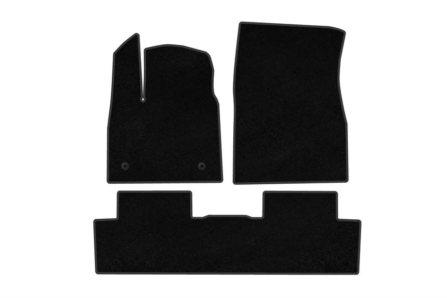 Renault Megane E-Tech 2022– Deluxe Textile Floor Mats (Black) Photo 1
