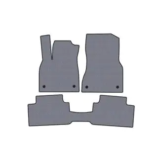 Rubber Floor Mats Carsuit (Gray)