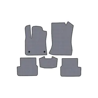 Rubber Floor Mats Carsuit (Gray) photo 1