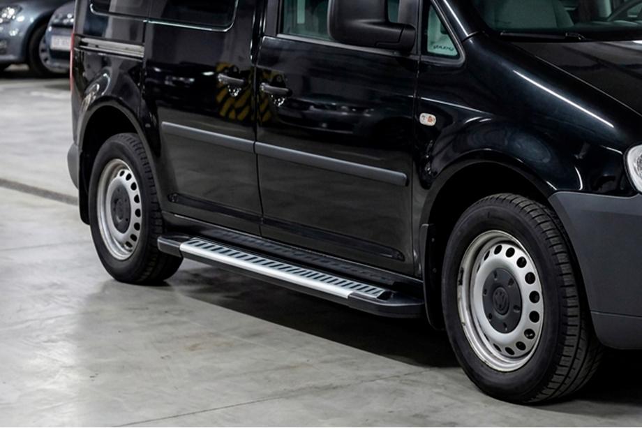 Volkswagen Caddy 2010-2015 Side Steps Line (2 pcs, Aluminum) Image