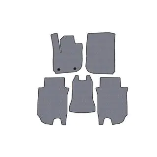 Rubber Floor Mats Carsuit (Electric, Gray) photo 1