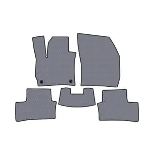 Rubber Floor Mats Carsuit (Electric, Gray) photo 1