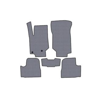 Rubber Floor Mats Carsuit (Petrol, Grey) Peugeot 208 2019- photo 1