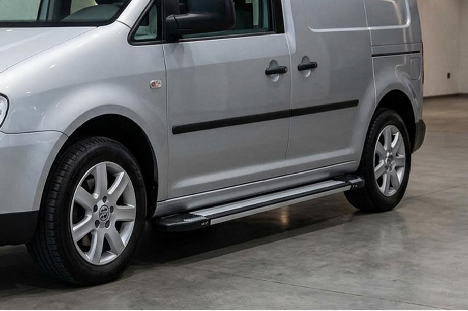 Volkswagen Caddy 2010-2015 Side Steps Rainbow (2 pcs, Aluminum) Image