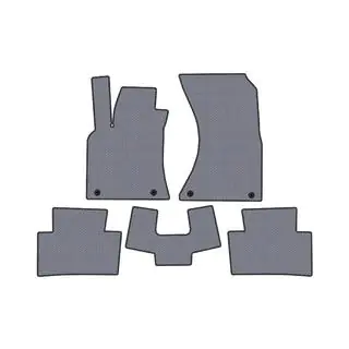 Carsuit rubber floor mats for interior (2019-2024, Grey) photo 1